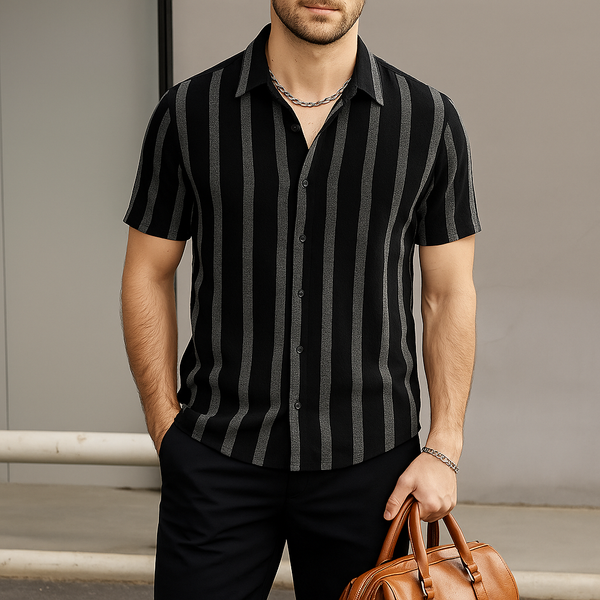 chemise rayée en lin
