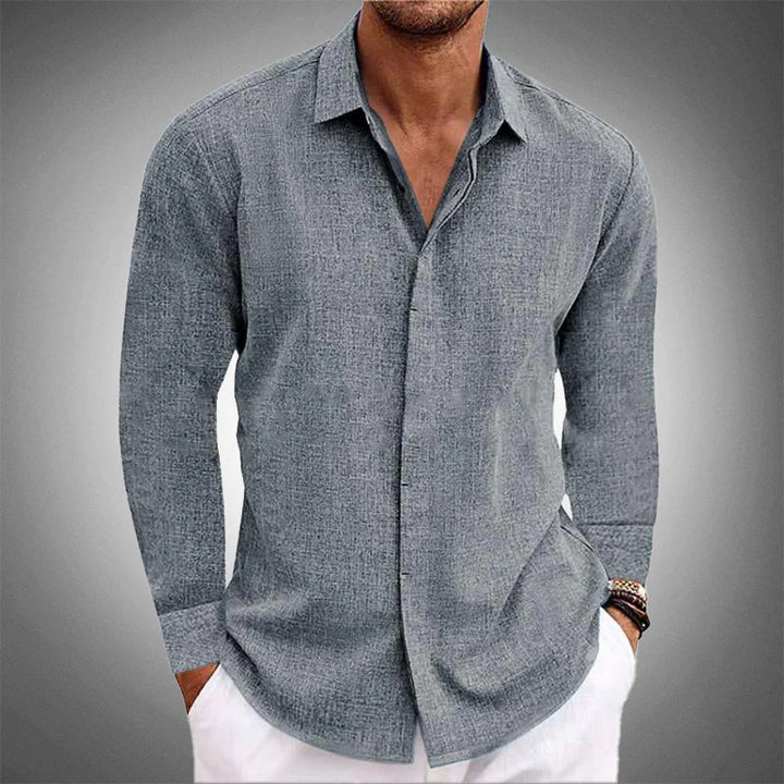 Chemise en lin luxueuse